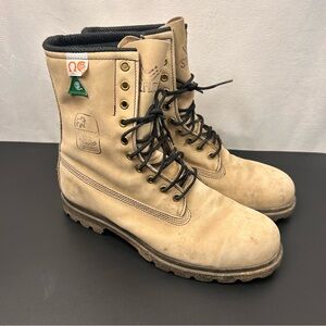 Tuf Mac Insulated Sylflex Tan Work Boots Size 8